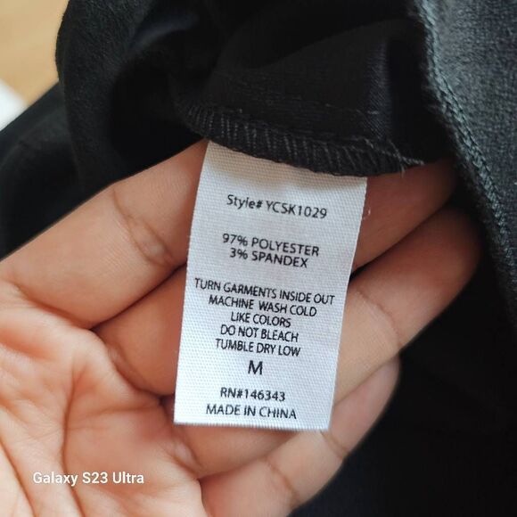 Black suede feel studded Y2k Skort Sz M by Starbelle - Picture 7 of 7